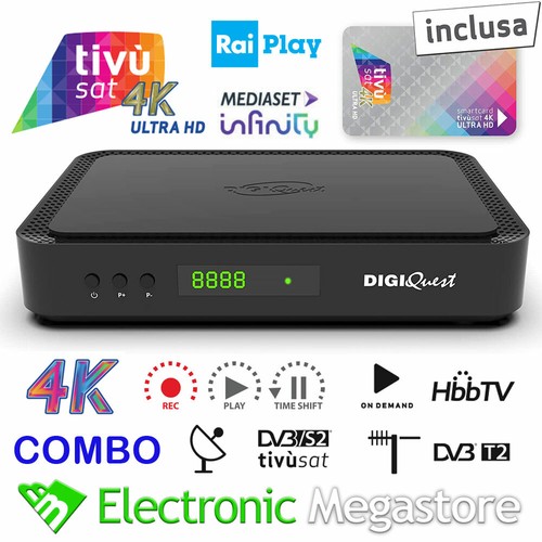 Decoder tivusat combo fi - decoder, wi-fi