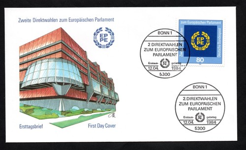 Brd 1984 fdc lettere primo - brd,