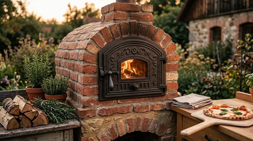 Porta forno ghisa stufa - in, in